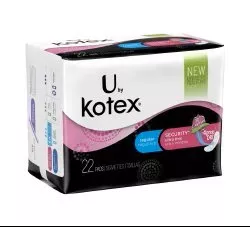 U by Kotex Security Ultra Thin Pad, Regular Absorbency