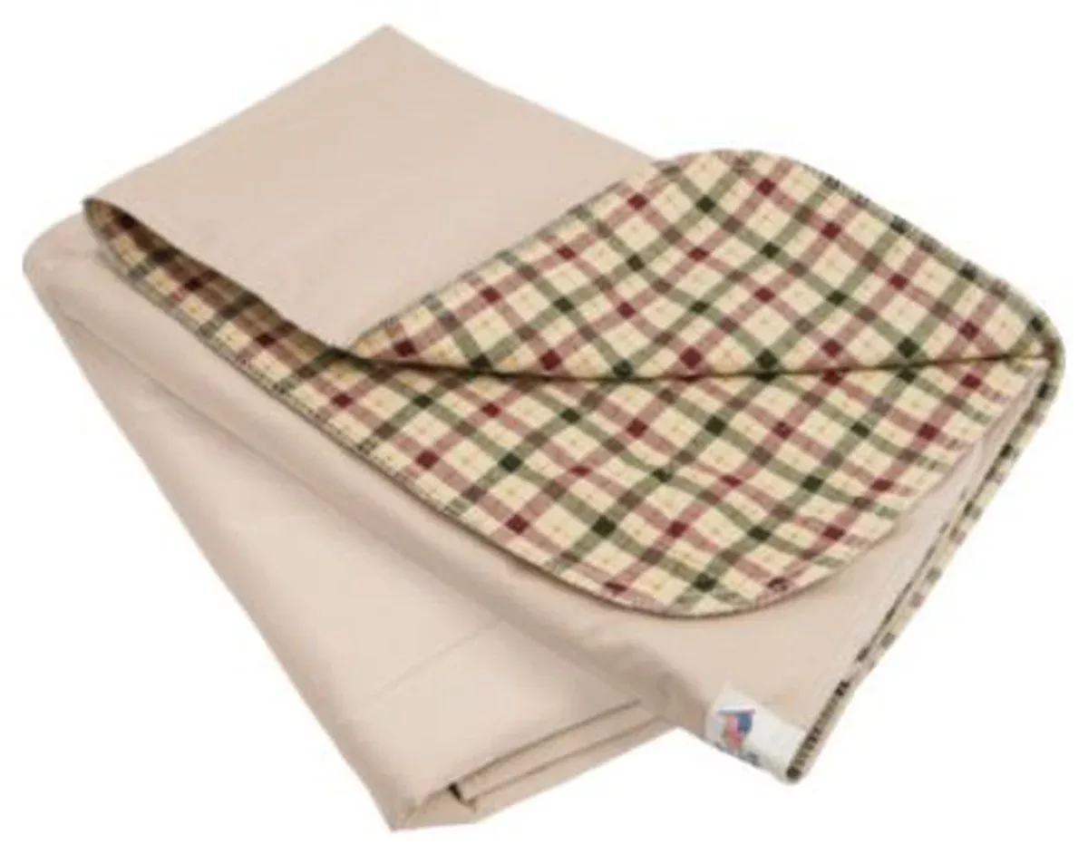 Underpad 34 X 36 Inch Reusable Polyester / Rayon Heavy Absorbency