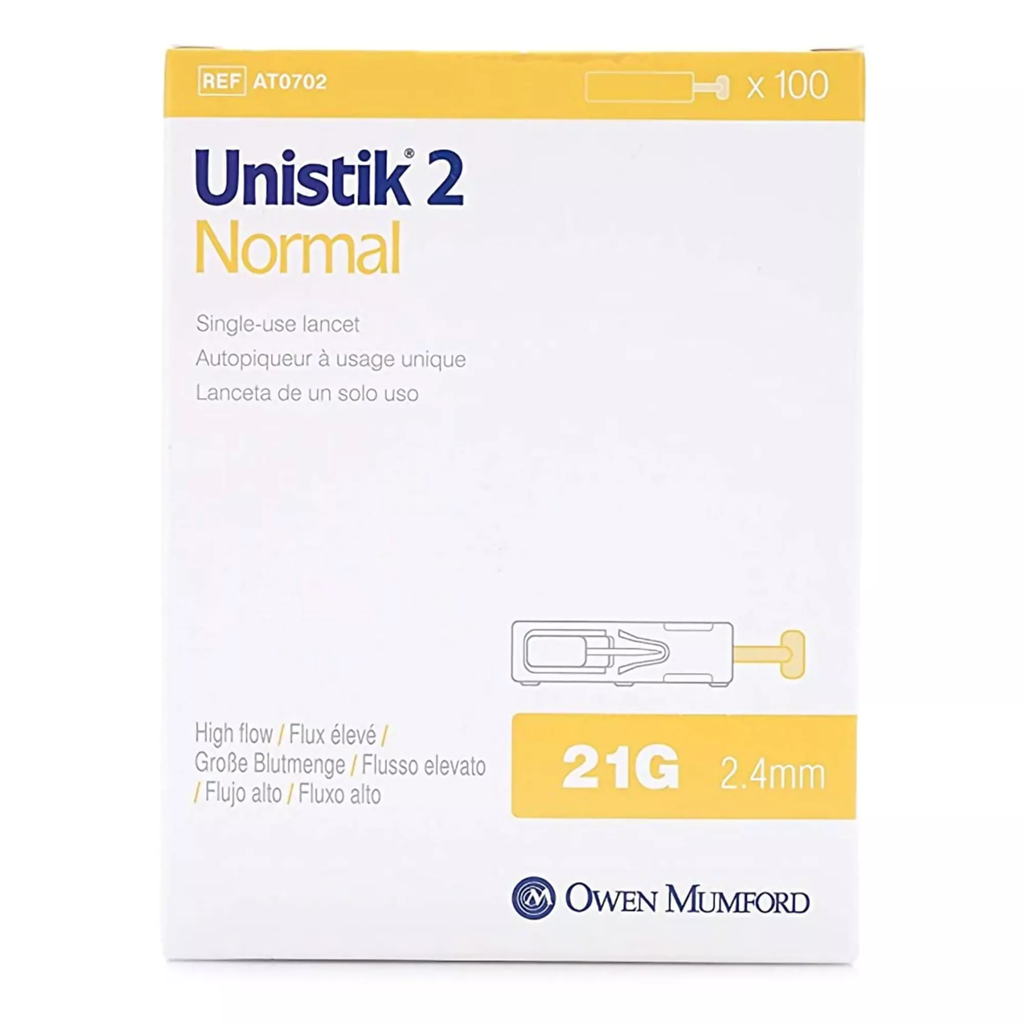 Unistik Normal Flow Lancet Needle