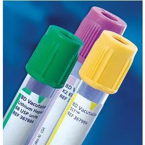 Vacutainer w/Plastic Tube For Plasma Separation