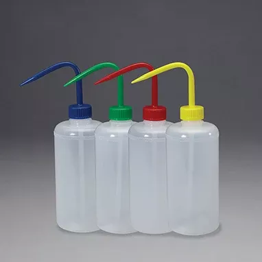 Wash Bottles with Caps, 500mL