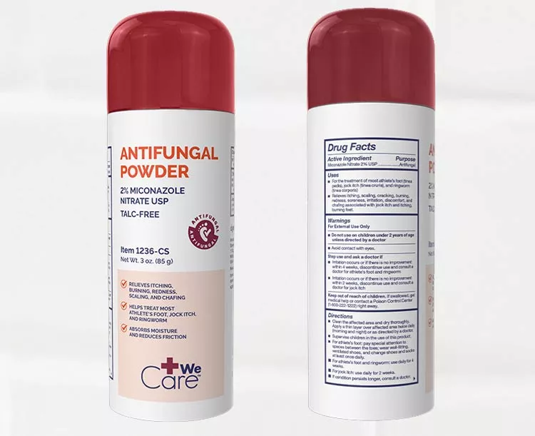 WeCare Antifungal Powder with 2% Miconazole Nitrate