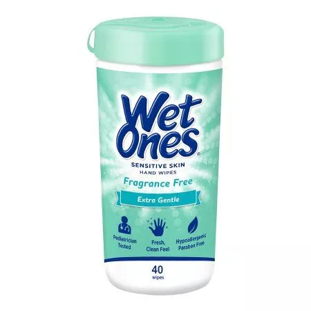 Wet Ones Sensitive Skin Hand and Face Wipes