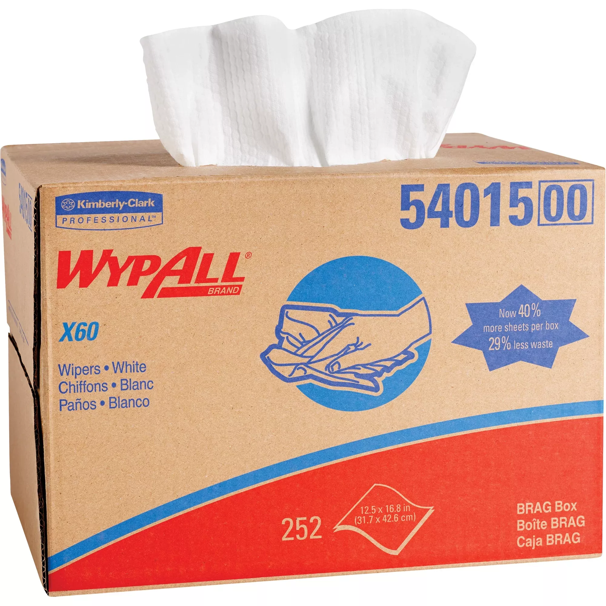 WypAll GeneralClean™ X60 Multi-Task Cleaning Cloths, 11.1 x 16.8 Inch