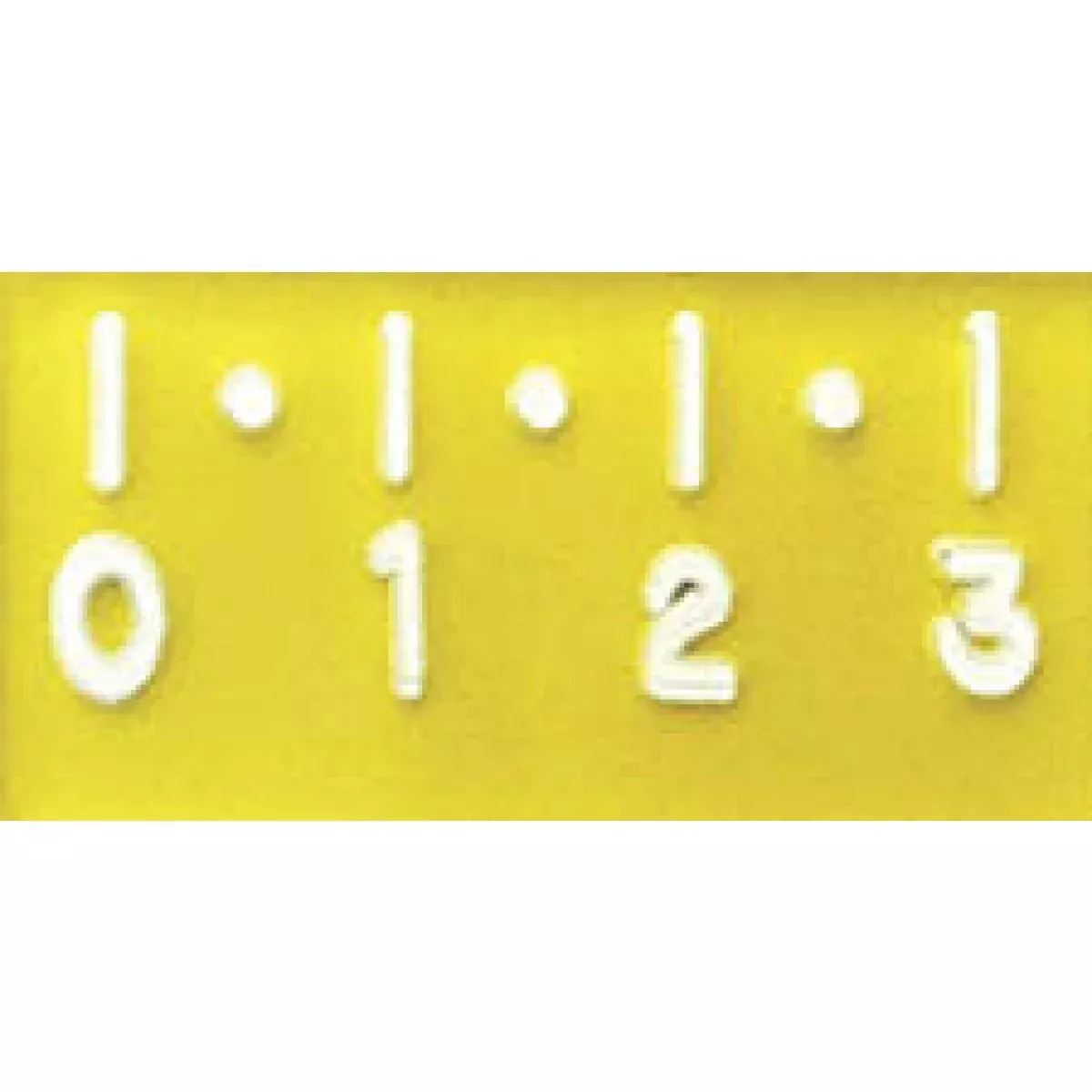 X-Ray Marker Accessory Ruler | Digital | 1 Cm Increments Yellow 3/4" X 1-1/2" 1 Per Each