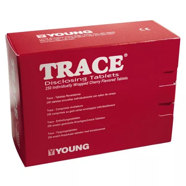Young Trace, Disclosing Tablets, 250/bx