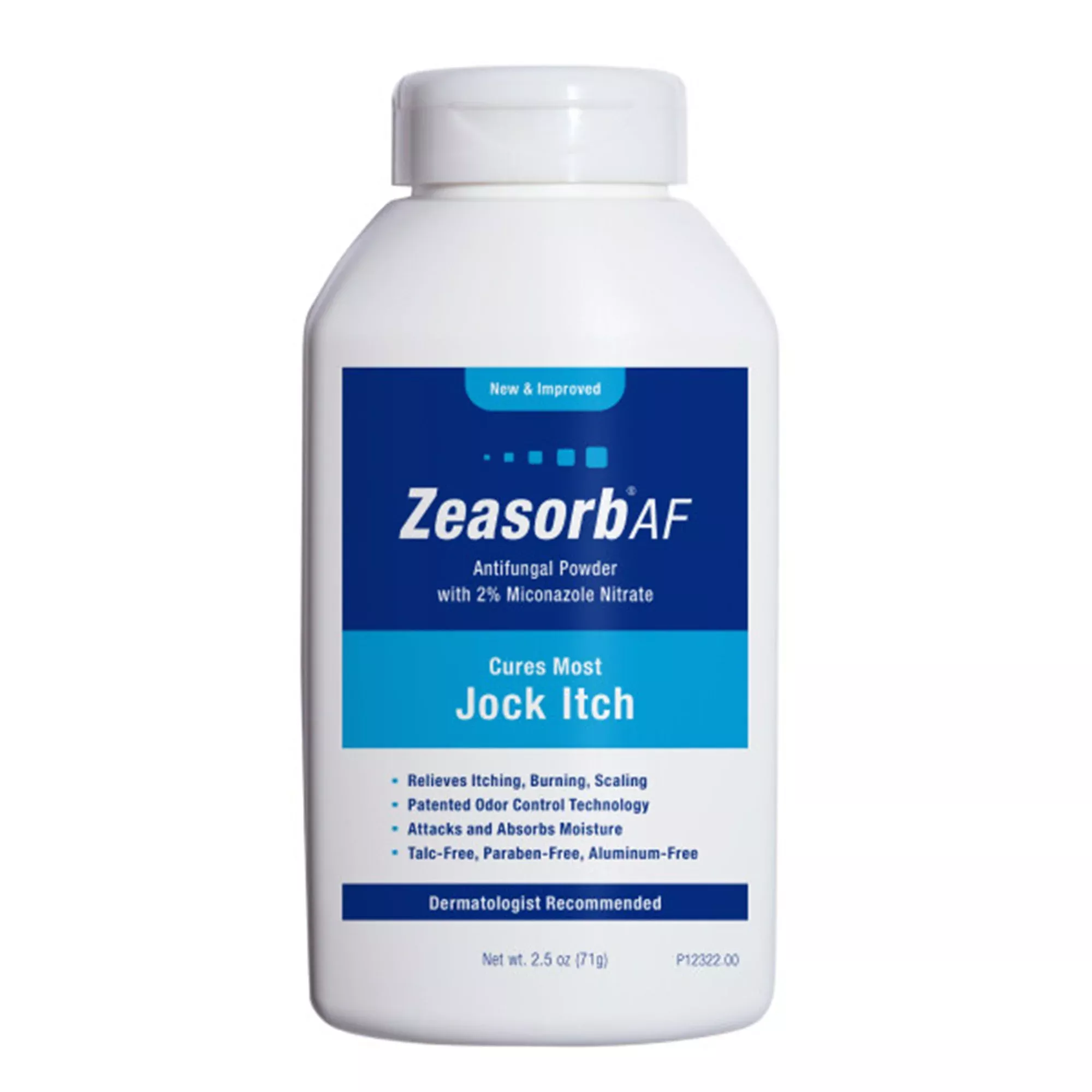 Zeasorb AF Antifungal Treatment Super Absorbent Powder