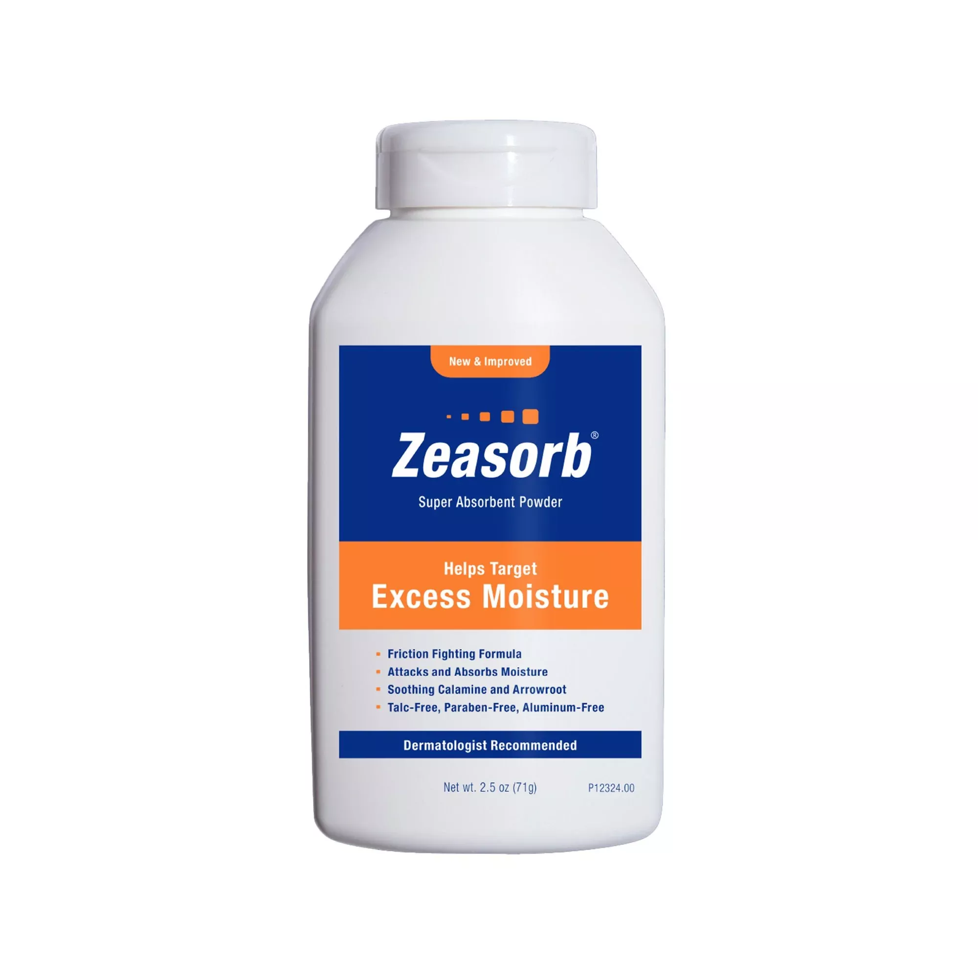 Zeasorb Super Absorbent Powder, 2.5-ounce shaker bottle